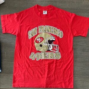 Vintage Red San Francisco 49ers Short Sleeve Tee